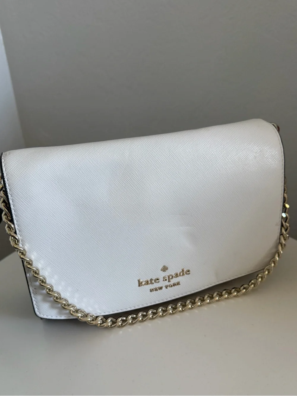 Kate Spade Carson Convertible Crossbody Purse - Grey/Black/White